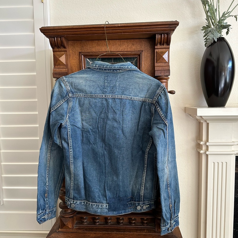 VISVIM 19 101 Denim JACKET DMGD- 1001 - Picture 6 of 8